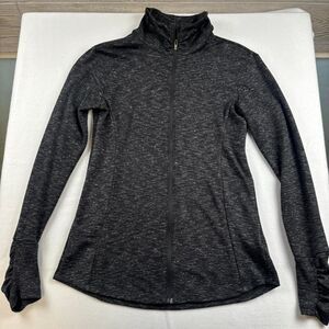 Columbia Sportswear Women’s Black & Gray Full-Zip Athletic Jacket | Size Medium
